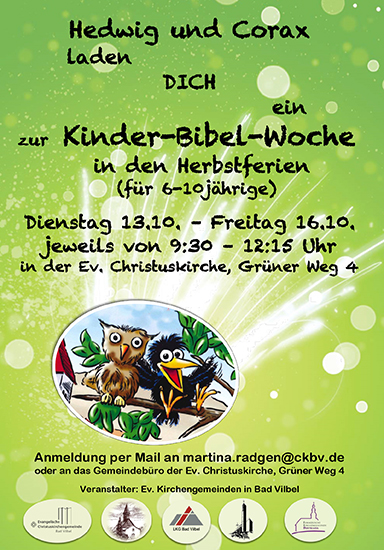 kinderbibelwoche flyer